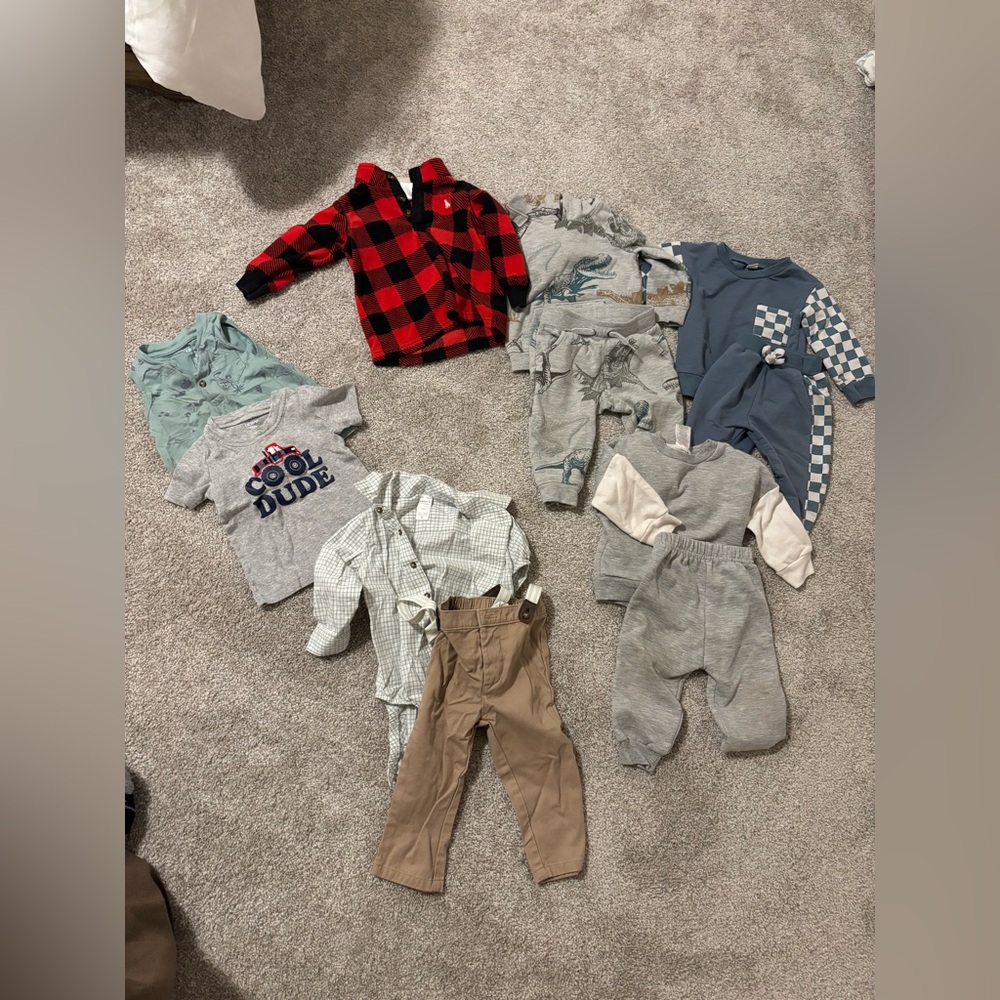 Lot of Baby Boys Clothes (12 Months)